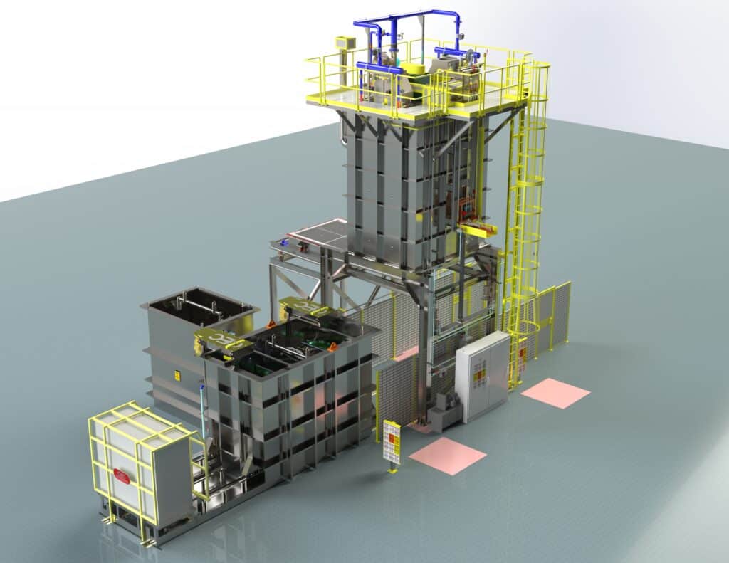 Mobile Quench Drop Bottom Furnace
