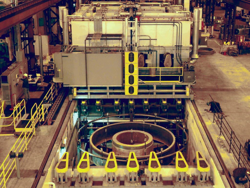 Drop Bottom Furnace for Forgings
